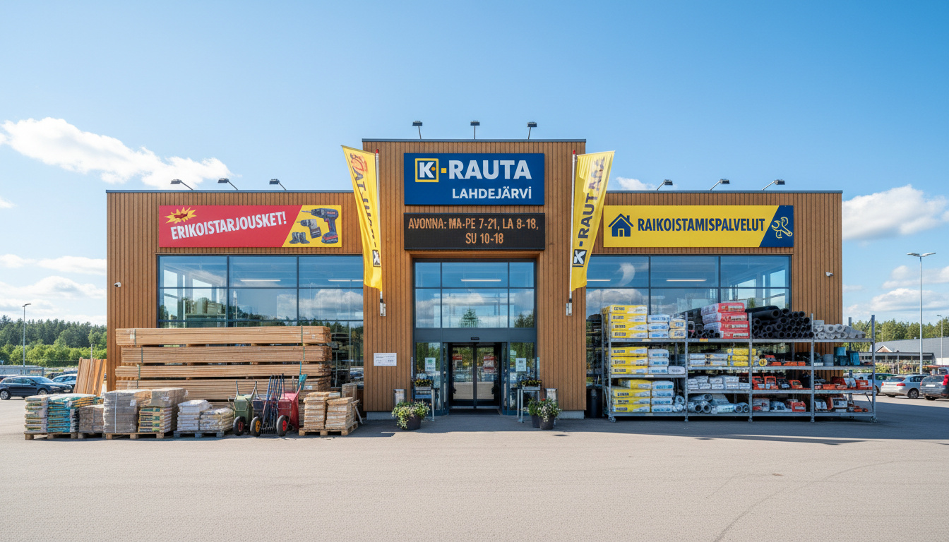 K Rauta Lahdesj rvi Aukioloajat Tarjoukset Ja Palvelut Suomiajassa fi
