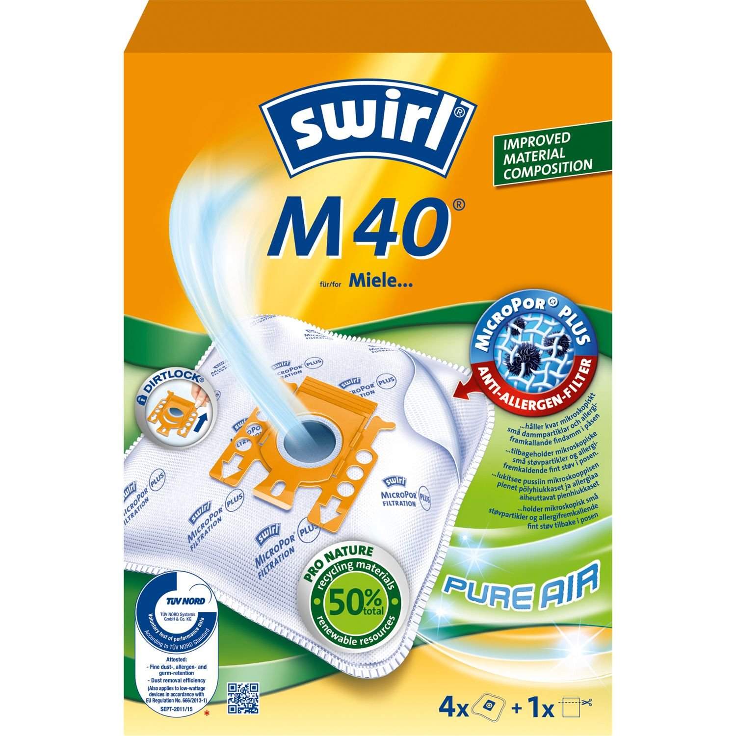 Pölynimuripussit M40
