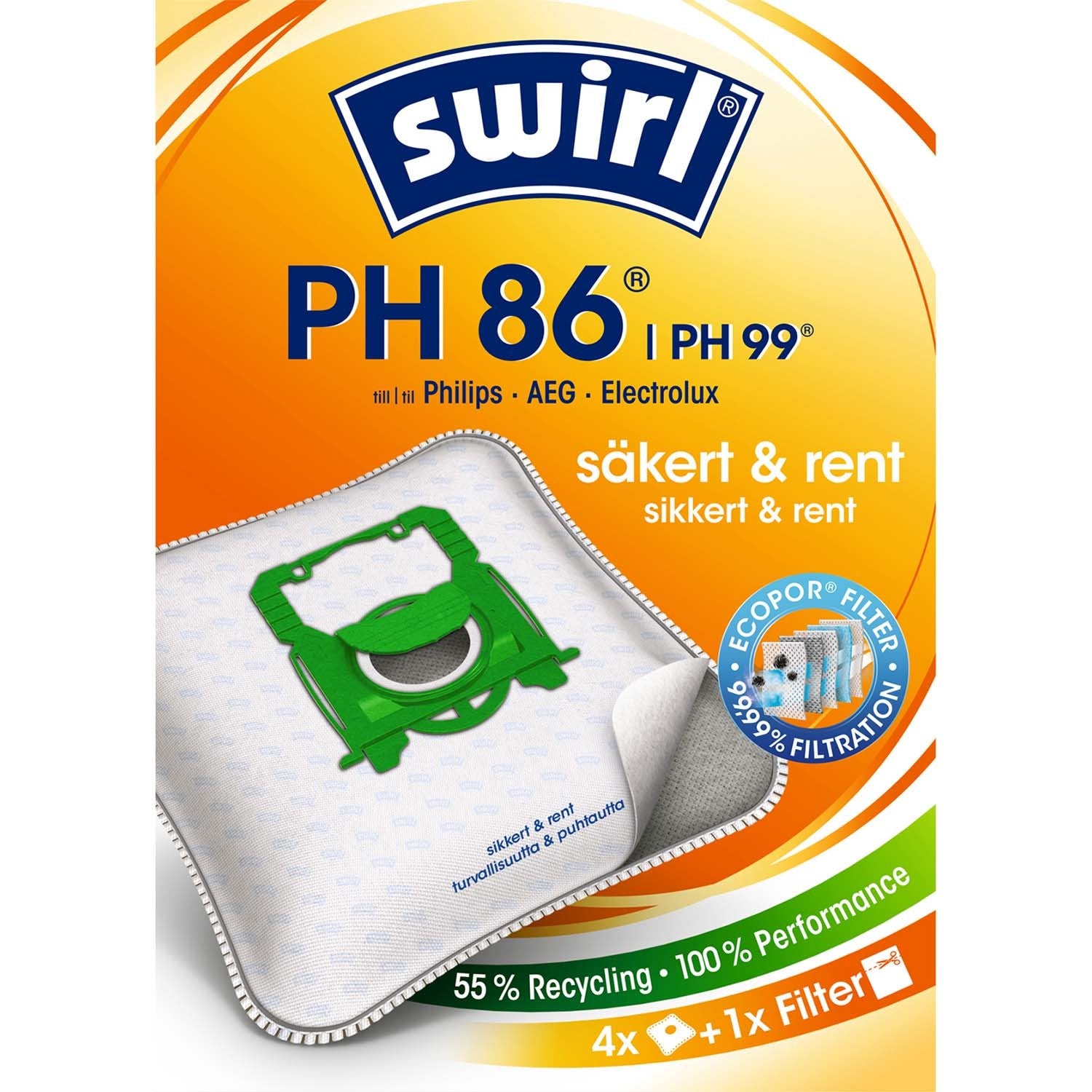 Pölynimuripussit PH86/PH99