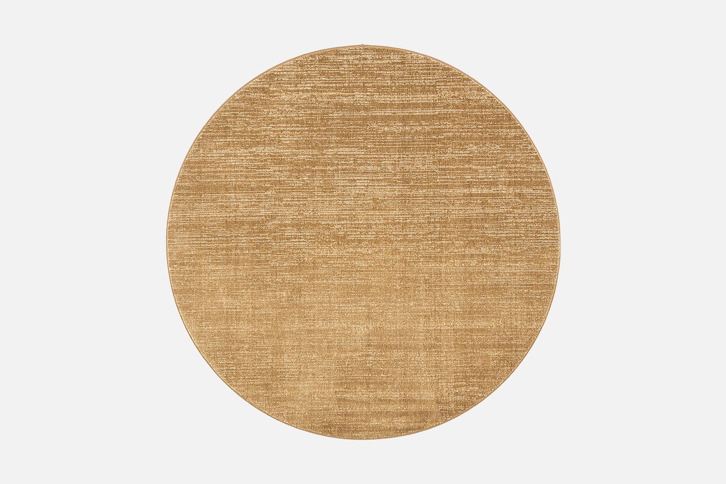 VM Carpet Sametti pyöreä nukkamatto Ø 133 cm keltainen