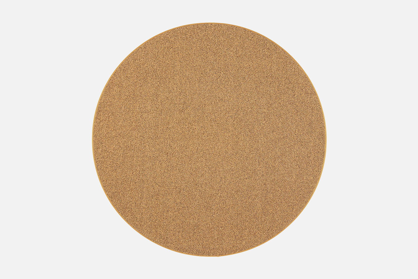 VM Carpet Tweed pyöreä tuftattu polyamidimatto Ø133cm keltainen