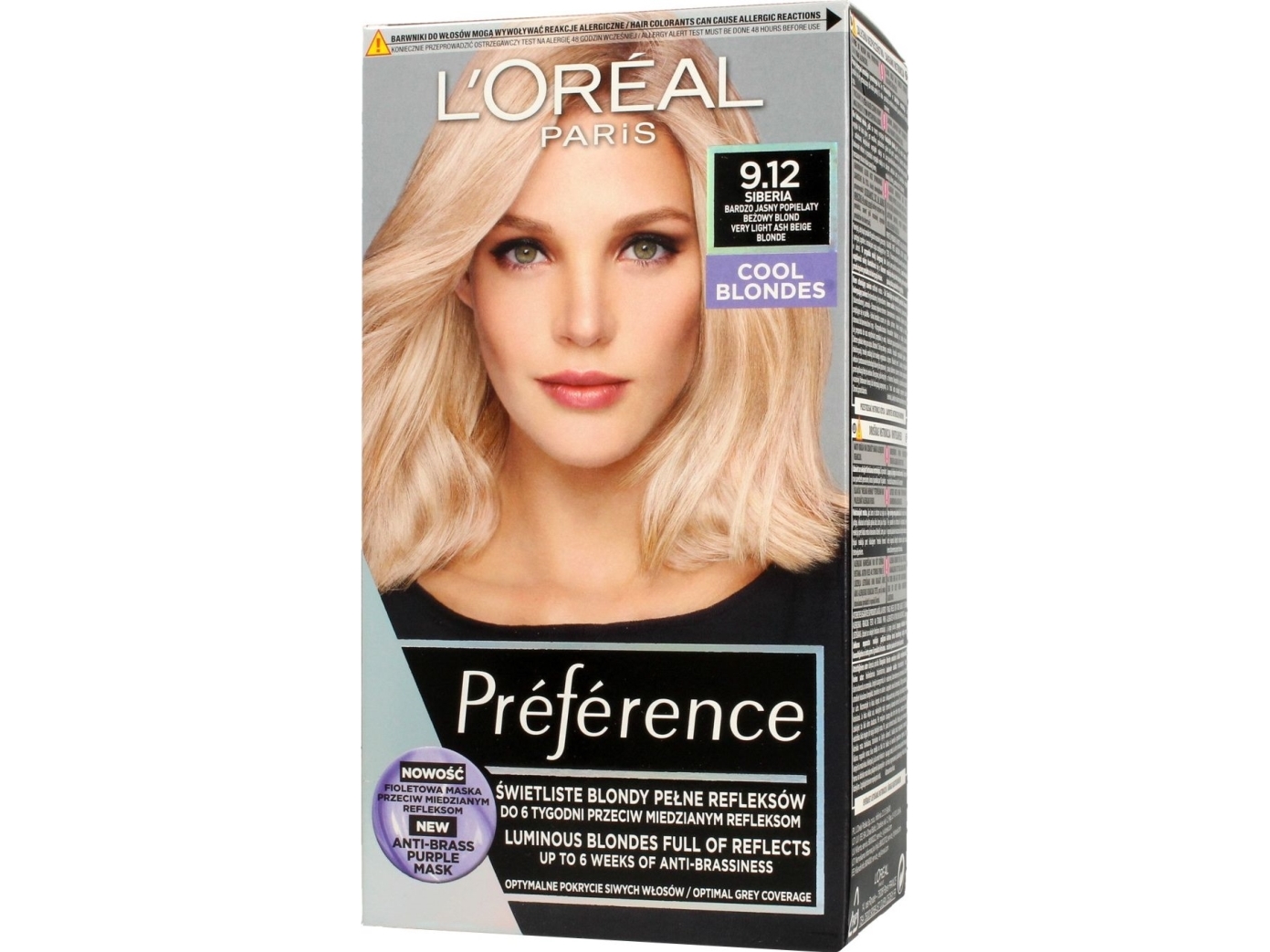 Preference Hiusväri 9.12 Siberia - Very Light Ash Beige Blonde