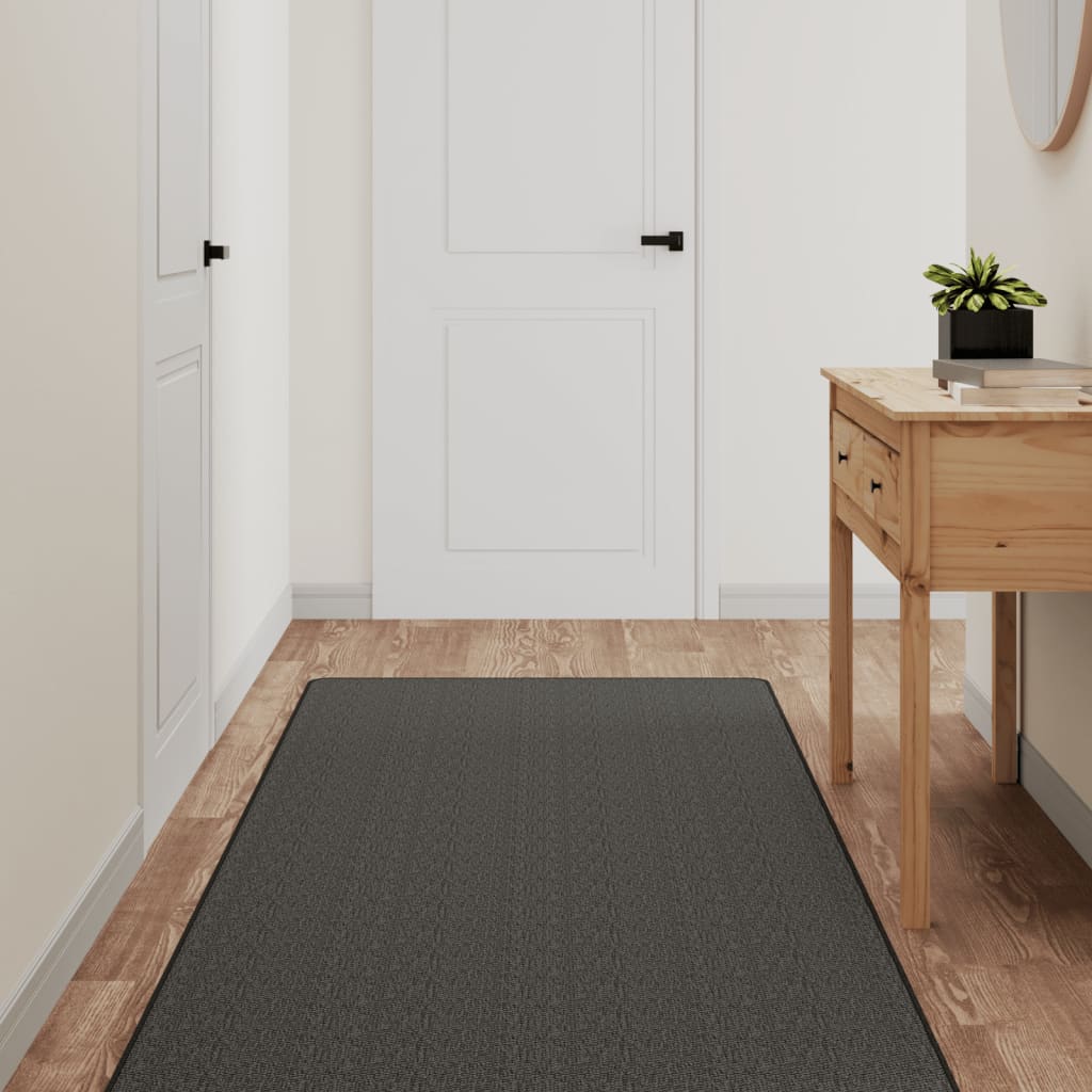 vidaXL Käytävämatto sisal-tyyli antrasiitti 80x400 cm