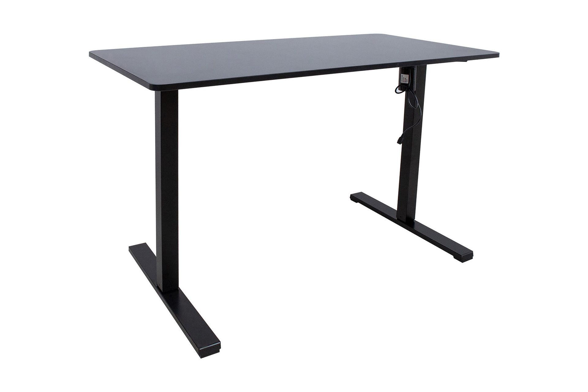 Työpöytä Ergo Optimal 1-moottorilla 120x60 cm Musta
