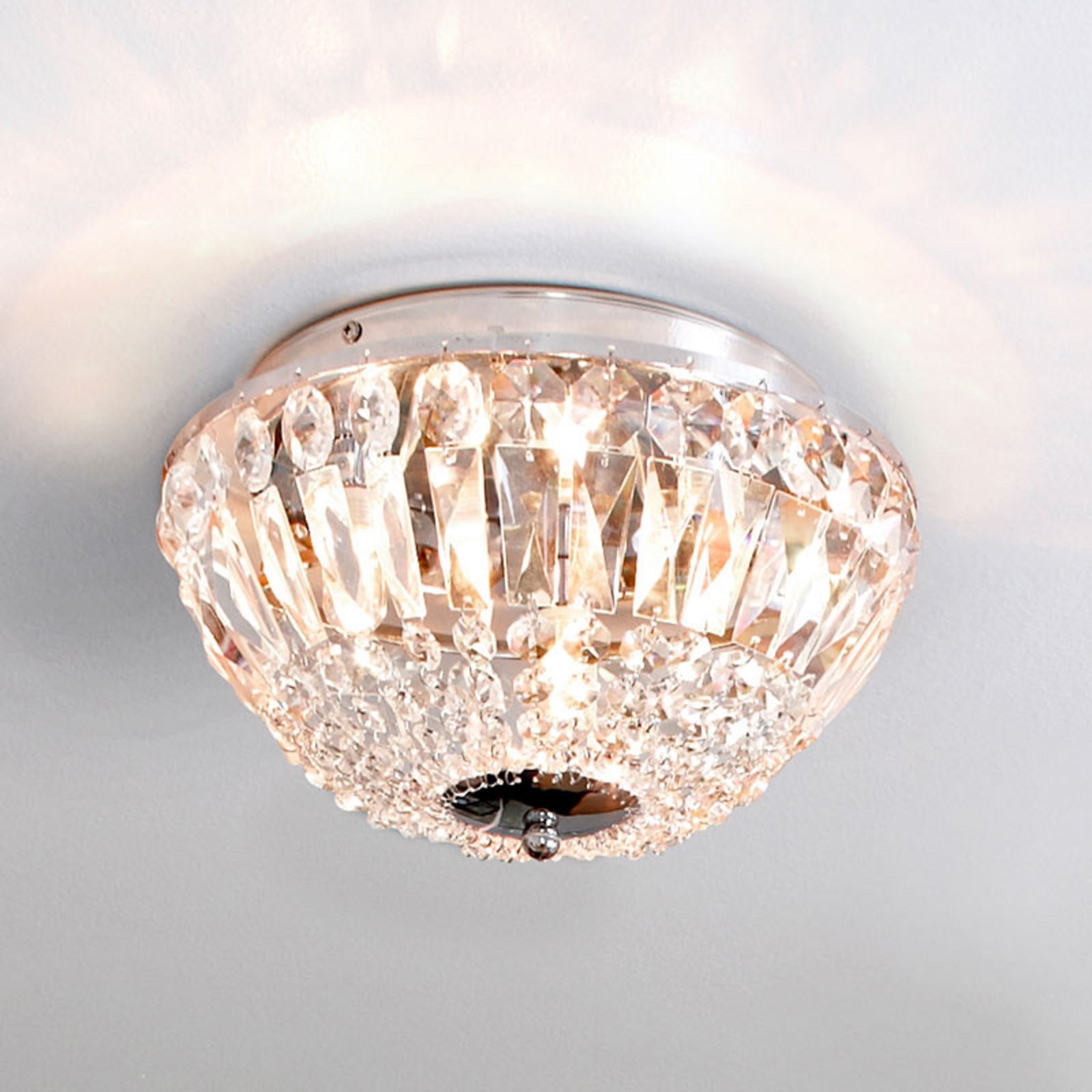 Estelle Kattovalaisin IP44 Chrome - Markslöjd - Kylpyhuone - Kristalli - Pyöreä